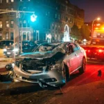 car-crash-night-city-rescue-600nw-738738481